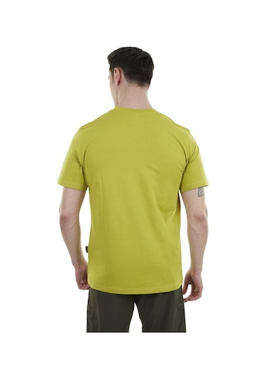 Alpinist Lucid Erkek T-shirt Limon Yeşili 001