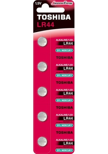 Popvitrin TOSHIBA LR44 ALKALİN PİL 5Lİ