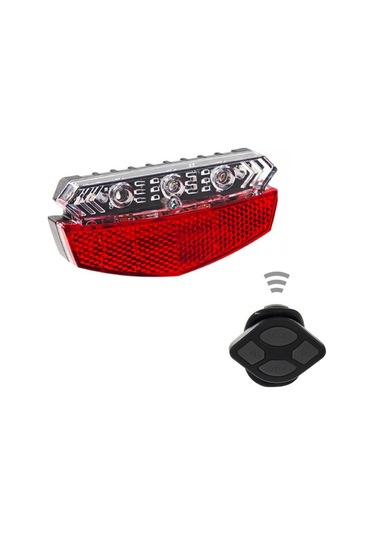 Epic Nırupar Bagaj Bağlantılı Wireless Stop/Sinyal Pilli Siyah - Kırmızı