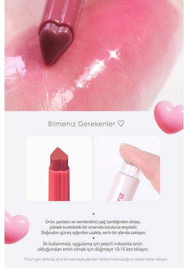 Peripera Heart Jam Glow Lip 3 Grapefruit Crush