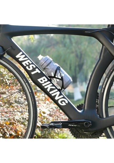 Pazly West Biking Alüminyum İçecek Şişesi Tutucu, Altın Pembe Degrade, 40g, 14.5x7.2x8 Cm, Bisiklet İçin Çok Renkli