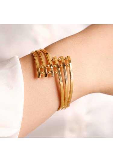 27 Gr 22 Ayar İşçiliksiz Tiaburga A3 Bilezik