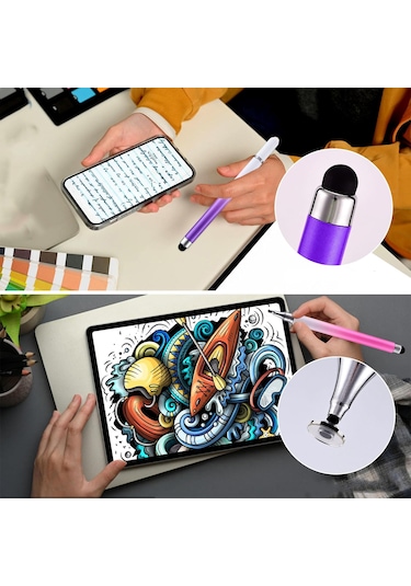Microcase AL4765 2 İn 1 Disk Uçlu Stylus Kalem Pembe