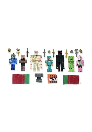 Minecraft Oyuncak Figürleri 21 Parça