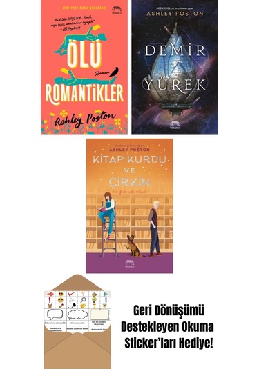 Ölü Romantikler + Demir Yürek + Geekerella Serisi Kutulu Set 3 Kitap