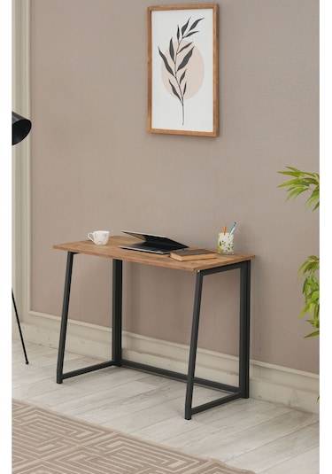 Arpelia Tek Kanatlı Katlanır Masa 100x50x75 Siyah