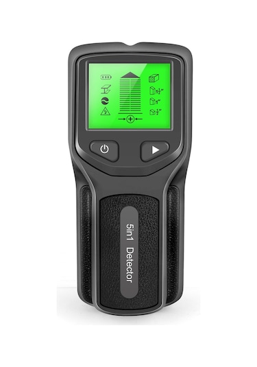 Siyah Hlw330 5 İn 1 Saplama Dedektörü Duvar Tarayıcı Dijital El Profesyonel Çok Fonksiyonlu Duvar Dedektörü