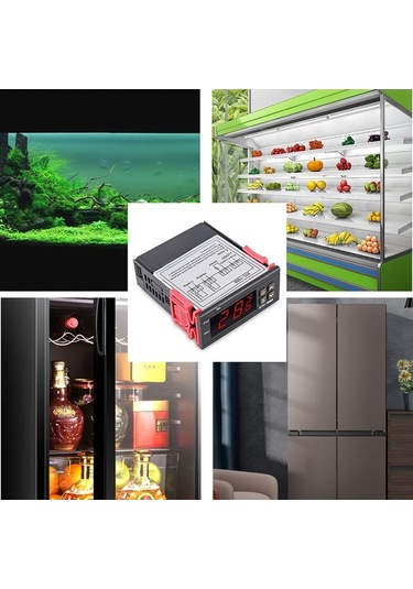 Pazly Stc-1000 Akıllı Dijital Termostat, Isıtma/soğutma Kontrolü, Alarmlı, Geniş Kullanım Alanı