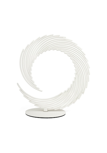 Begüsa Bakü Metal Aksesuar Biblo 31 Cm Beyaz