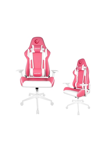 Oyuncu Koltuğu Gamıng 3d Ayarlı Pembe Rampage Kl-r80 Pembe - Beyaz