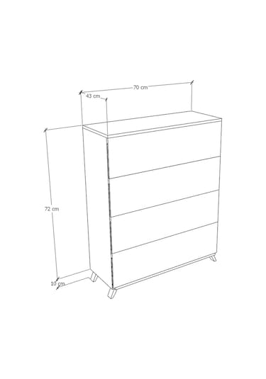 Modern Şifonyer 68 x 70 x 44