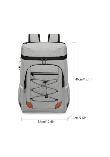 Mufunye Outdoor Piknik Çanta Isı Yalıtımlı Alüminyum Folyo İçli Su Geçirmez Çok Fonksiyonlu Mutfak Çantası Mavi Mavi