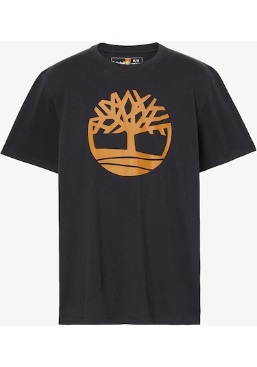 Timberland Tree Logo Short Sleeve Erkek Siyah T-shirt Tb0a2c2rp561 Siyah