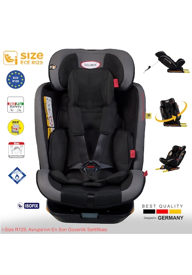 Holmer Kids Maxi Protect Aero 3D 360° Dönebilir Isofix 0  -  36 KG Oto Koltuğu