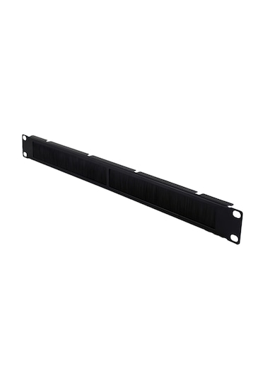 Amp Connect 19" 1U Fırçalı Çift Bölmeli Organizer