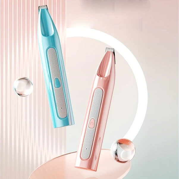 Gateesat Pembe Usb Şarjlı Led Işıklı Kedi Köpek Tırnak Makinesi Kablosuz Hassas Tımar Aleti