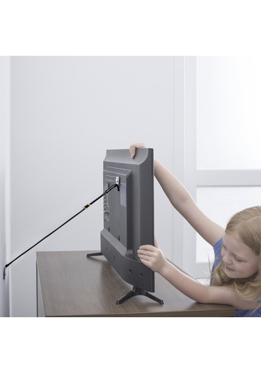 Portakal Safety Deprem Güvenliği Kayışı Metal Başlıklı Siyah 1 Adet - TSE Test Raporlu