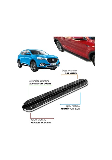 Mg Hs 22+ Hybrid Uyumlu 2022 2023 2024 Araca Özel Yan Basamak