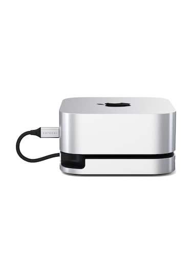 Satechi Mac Mini M4 Stand & Hub Ssd Gümüş St-gnmmes