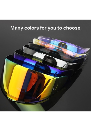 Z8 Kask İçin Uv Koruma, Anti-sis Ve Çizilmeye Dayanıklı Motor Vizörü