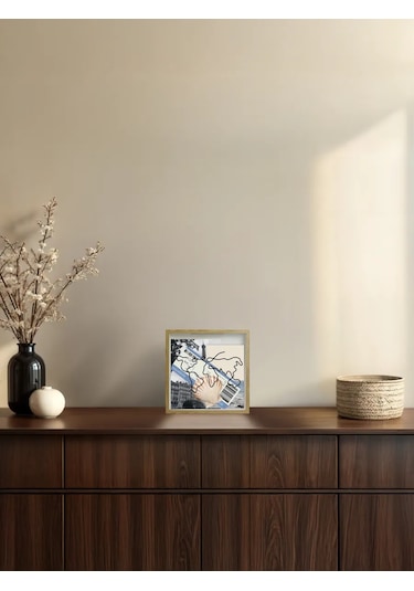 Moon Lotus Bd-167 Anı Eşyaları Çerçevesi, 15x15 Cm, Ahşap 278959693