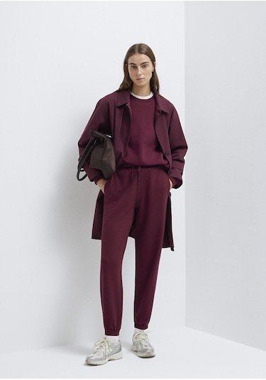 Mavi - Bordo Basic Eşofman Altı 1600903-90705 Bordo