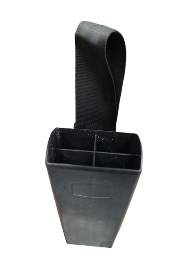 Plastik Bıçak Kütüğü 4 Lü Kasap Kütük Kurban Kütüklük 22x9x5cm Siyah