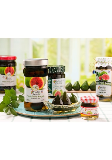 Antalya Reçelcisi Yeşil İncir Reçeli 380 G