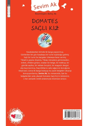 Domates Saçlı Kız - Sevim Ak - Can Çocuk Yayınları