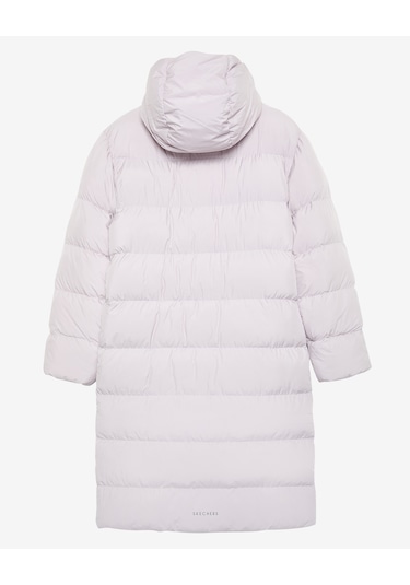 Skechers W Outerwear Puffer Jacket Kadın Gri Mont S242132-032 Gri
