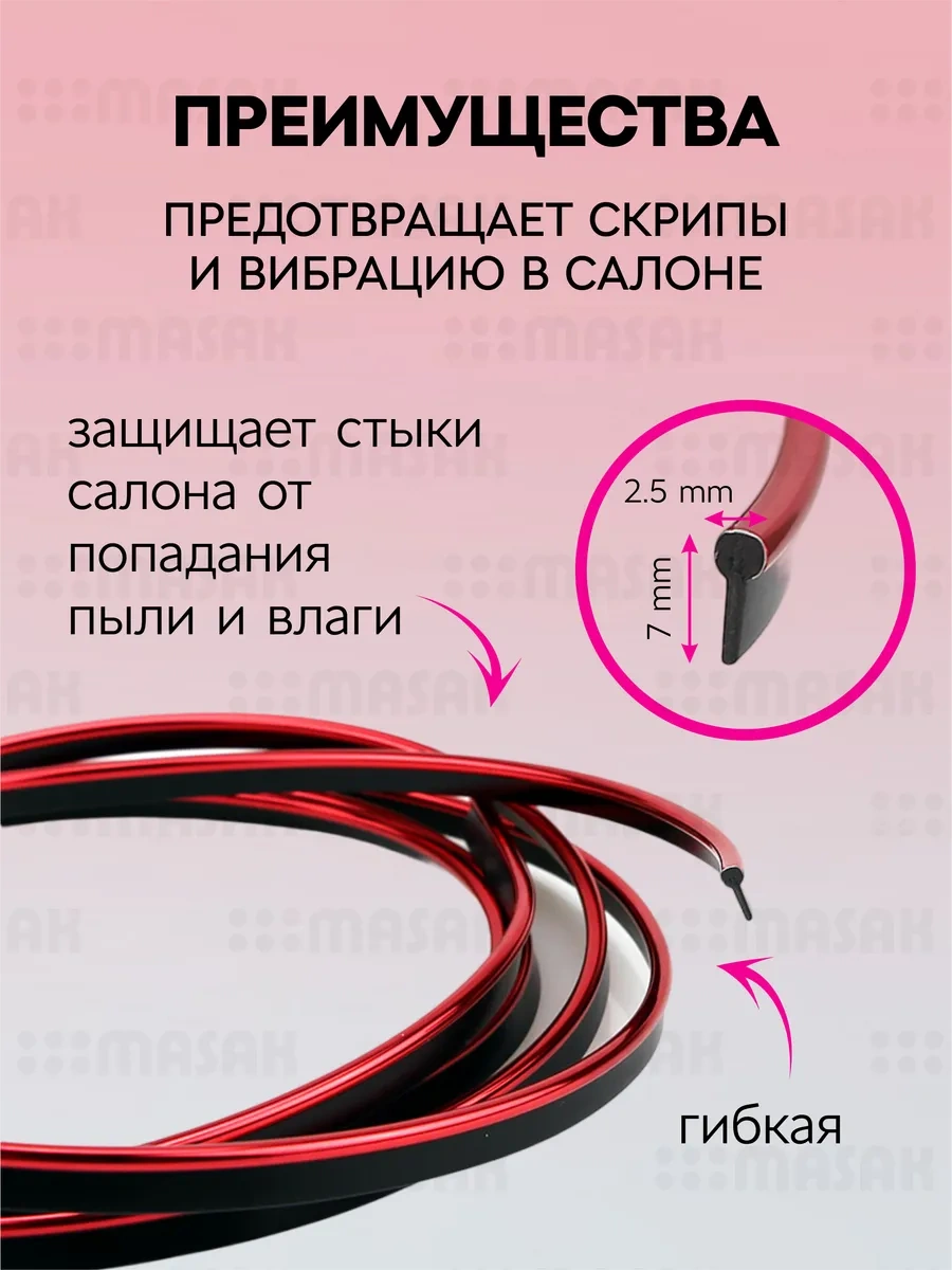 Masak Otomobiller İçin Dekoratif Molt, 10 M 259915692