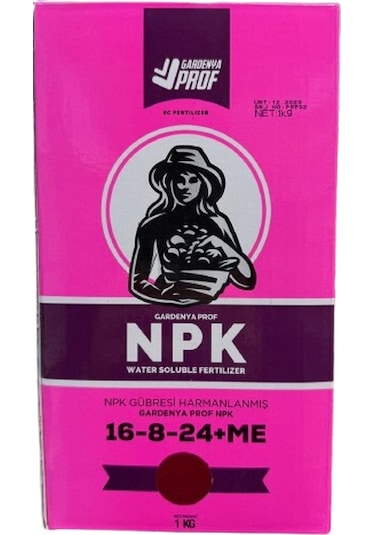 Gardenya Prof 16-8-24+me 1 Kg Harmanlanmış Npk Gübresi 1000 G