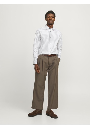 Erkek Relaxed Fit Gömlek - Bushwick - 12260628 White