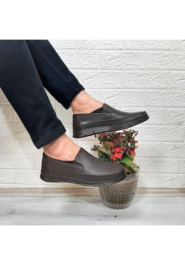 Fiyra Fth01 Kahve-kahve Hakiki Deri Fuspetli Erkek Günlük Ayakkabı 001