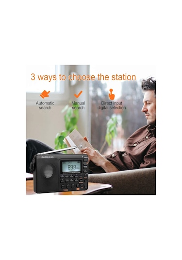 Retekess V115 Kısa Dalga Radyo Am Fm Radyo