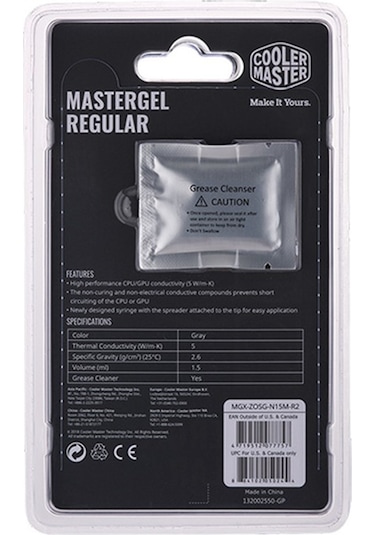 Cooler Master Mastergel Regular Mgx Zosg N15M R2 Termal Macun
