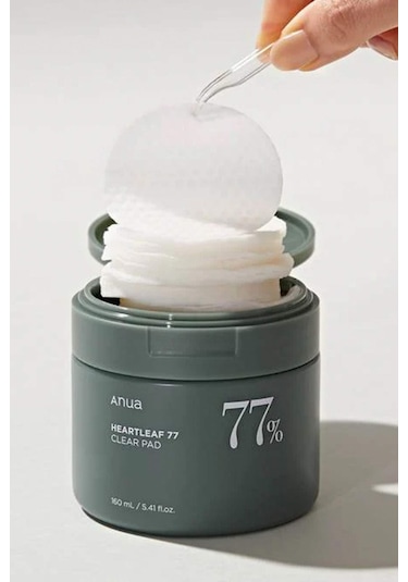 Defacto Anua - Heartleaf 77% Clear Pad (Gözenek ve Siyah Nokta Karşıtı Asitli Tonik Ped) 160ml H6477AXNS