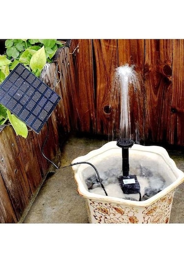 Trendooze Güneş Çeşmesi Dc Su Pompası, Bahçe Süspansiyon Yağmurlama