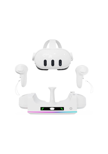 İplay Evrensel Vr Depolama Rafı Rgb Aydınlatmalı Şarj Duvar Montajı 001