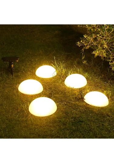 Homyl Güneş Zemin Led Açık Su Geçirmez Bahçe Çim Sıcak-ışık Sıcak Işık