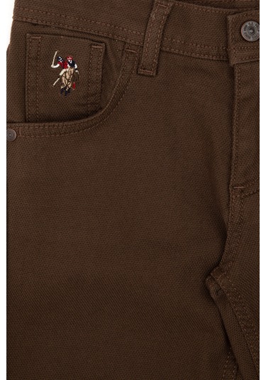 U.s. Polo Assn. Erkek Çocuk Kahverengi Pantolon Kanvas-chino 50311575-vr029 Kahverengi