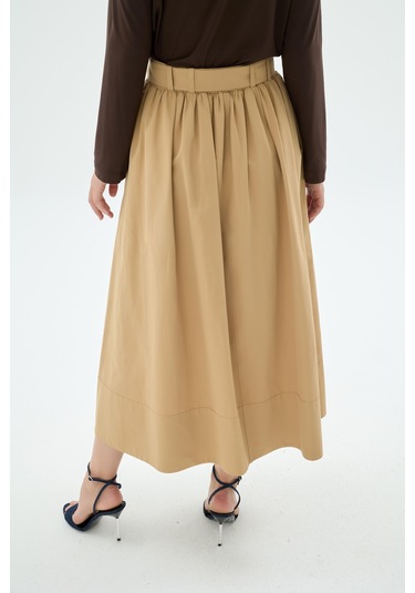 Senna 51015 Eftelya Etek Camel CAMEL