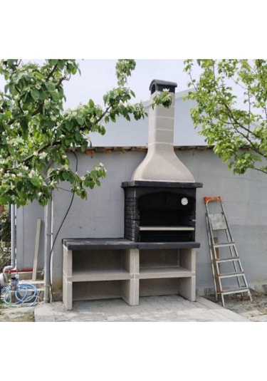 Mangal Barbekü 90 Lık Fırınlı Model