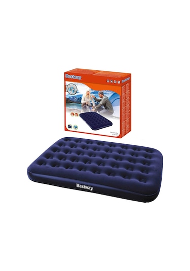 Bestway Pavillo Flocked Blue Çift Kişilik Şişme Kamp Yatak