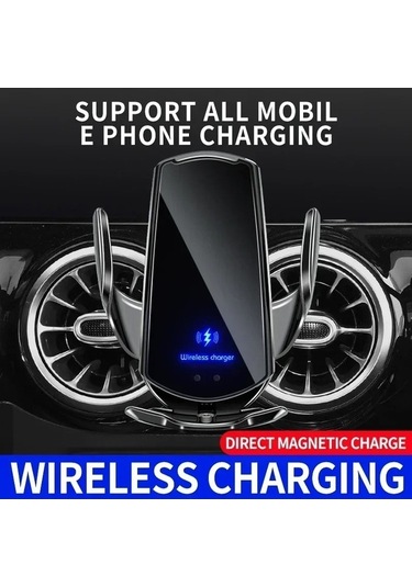 Tysm Joyjadehub 15w Araba Manyetik Kablosuz Şarj Cihazı, Otomatik Montaj, Qi Destekli, İphone Uyumlu 1pc