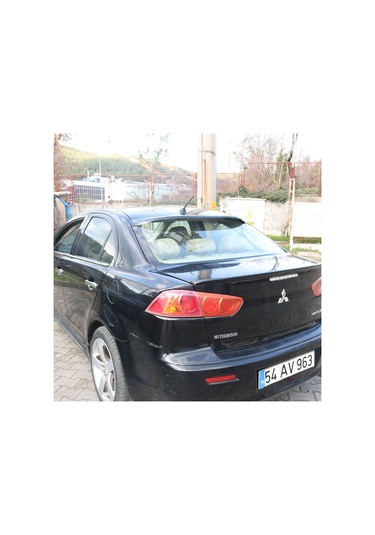 Cappafe Mitsubishi Lancer Arka Cam Üstü Spoyler Parlak 2007-2017