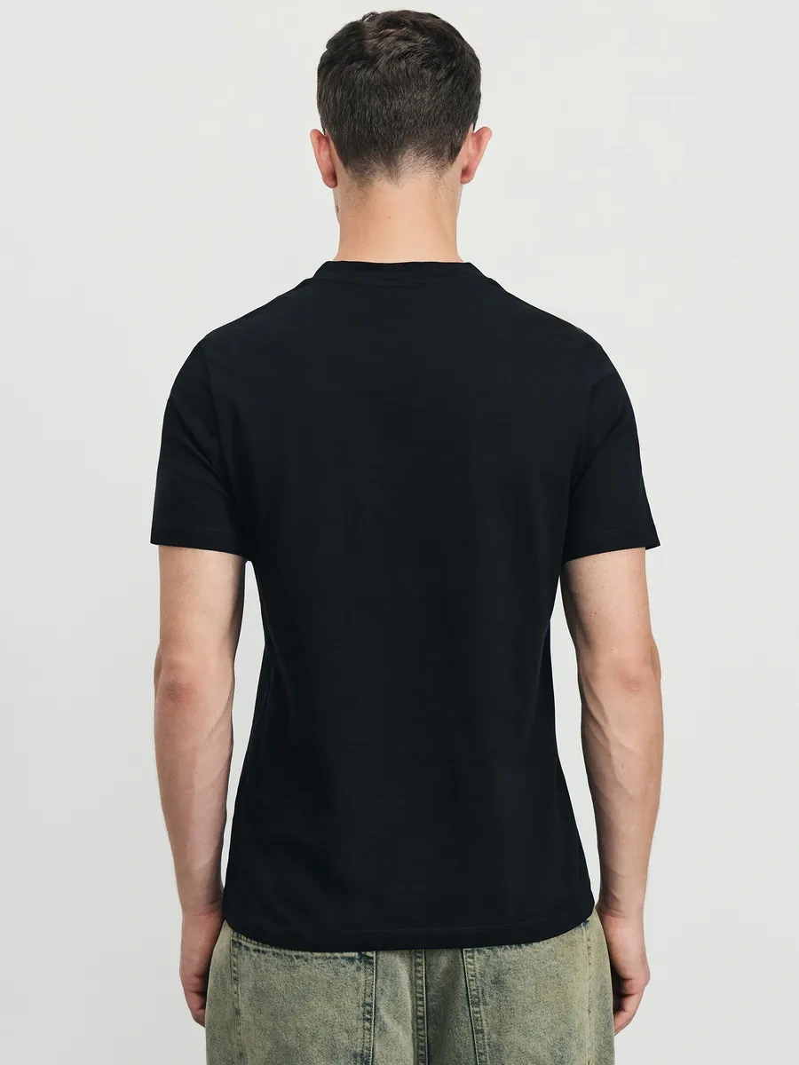 Zarına Spor İçin Düz Renkli Uzun Tişört 246052498 Siyah