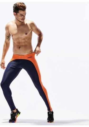 Tongxida Profesyonel Sıkıştırma Pantolon Erkek Spor Tayt Koşu Basketbol Eğitim Beyaz Beyaz