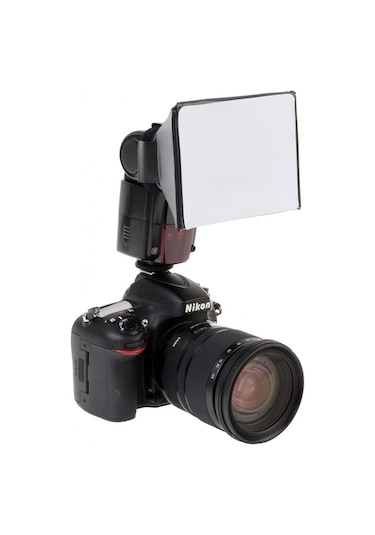 Tepe Flaşları için Raypro 10X13 Cm Flaş Softbox Difüzör