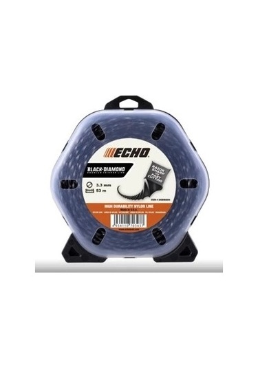 Echo Misina 3.3mm 53metre Burgulu Siyah